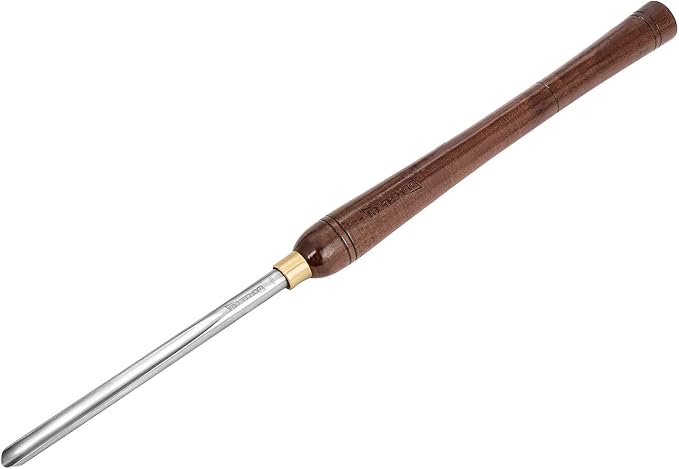 1/2-Inches HSS Bowl Gouge Lathe Chisel Wood Turning Tools with Round Plastic Box and Hanging Bag