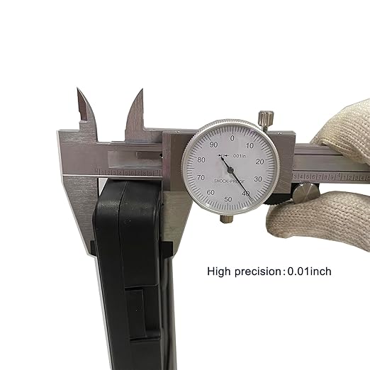 8 Inch Dial Caliper, MFQNENLK 4-Way Measurement Calipers, 0.001 Accuracy Imperial Shockproof Measuring Tool with Plastic Case (Dial Caliper 0-8" Range)