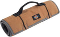 Dickies Small Wrench/Screwdriver Organizer Roll for Mechanics, 16 Tool Pockets, Durable Canvas Construction, 13.5 in. x 12.75 in. Unrolled, Grey/Tan