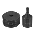 HARFINGTON Hydraulic Hole Punch Die Φ6.5mm Round Hole 40Cr Steel Electric Punching Kit for CH70 Electric Punching Machine, Black
