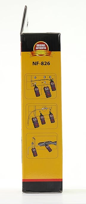 NOYAFA NF-826 Underground Cable Locator Wire Tracker, for Dog Fence Cables Irrigation, Wall and Underground Pipeline Wire Detector, Advanced Circuit Breaker Finder for Wall and Underground Cables