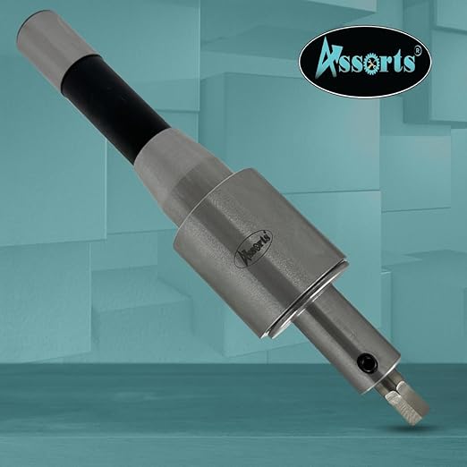 Assorts Precision Rotary Broach – R8 Shank (7/16" UNF) with HSS Hex Punches – CNC, Lathe, Milling & Drilling Compatible