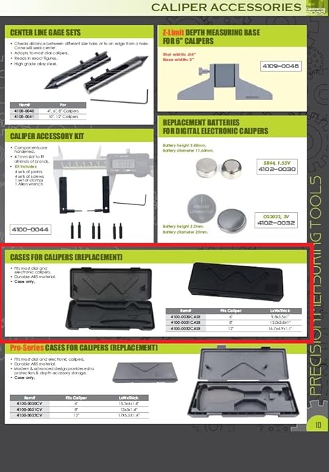 HHIP 4100-0031CASE Replacement Case for A 8" Caliper