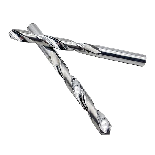 3/8" Solid Carbide Jobber Drill Bits with Straight Shank and 118° Point Angle, Made from Tungsten Carbide Material,1-Pieces