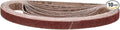 1/2 x 12 Inch Sanding Belt, 10 Pcs 80 Grit Knife Sharpener Belts Work Sharpening for Belt Sander Knife Carving Tool Metal Working
