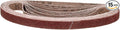 1/2 x 18 Inch Sanding Belt, 15 Pcs 80 Grit Knife Sharpener Belts Work Sharpening for Belt Sander Knife Carving Tool Metal Working