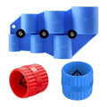 Pipe Deburring Tool Kit, 1/4" to 1" Depth Gauge, 1/8'' to 1-5/8'' Inner Outer Reamer Pipe Tubing Chamfer Tool for PVC, PPR, Brass, CPVC, PE-RT, Aluminum