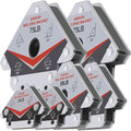 GUTIMORE Welding Magnets 25LB&55LB&75LB 6Pcs Welding Magnet Set, Magnetic Welding Holder, Holding Power Welding Accessories