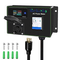 30A AC Power Meter, 125V Digital Multimeter Tester, NEMA L6-30P to NEMA L5-30R Outlet Monitor with 2FT 10AWG Cable and 30A Circuit Breaker, Real-Time Voltage, Current, Power, and Energy Monitoring