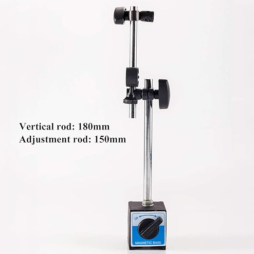 TR TOOLROCK Professional 0-10mm Dial Indicator Gauge with Magnetic Base & Point Precision Inspection Set Tester Gage Gauge 0.01mm