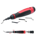AFA Tooling - Extendable Neck Deburring Tool with 3 Extra Swivel Blades - Works on Metal, Resin, PVC Pipes, Copper, Plastic and 3D Printed Edges - Plumbing & 3D Printing Burr Removal Reamer Tool