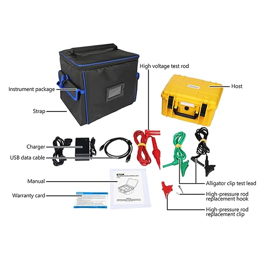 ETCR3500 Digital High Voltage Insulation Resistance Meter Tester High Voltage Megohm Meter with Max Range 5kV 5TΩ 5mA