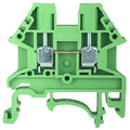 Dinkle Green DK2.5N-GN DIN Rail Terminal Block Screw Type UL 600V 20A 12-22AWG, Pack of 100