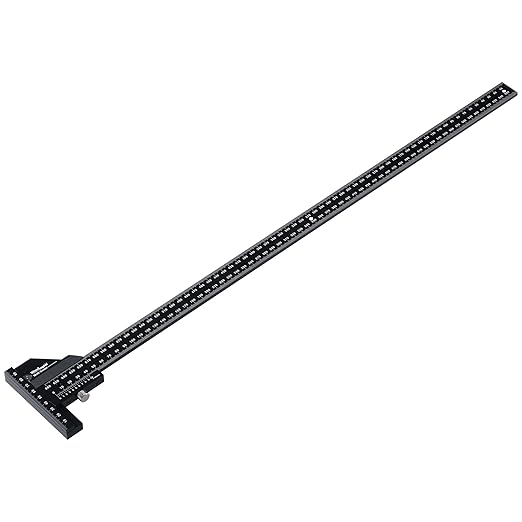 Scriber Gauge 600mm – Long Metric Measuring and Marking Tool, Layout Gauge, CNC Aluminum Ruler for Woodworking, Joinery, Cabinet, Framing and Furniture (New Version)
