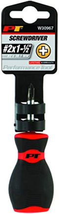 Performance Tool W30967 Stubby Screwdriver, 2 x 1-1/2