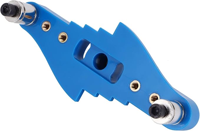 Woodworking Drilling Marking Tool Dowel Jig Center Scriber Line Offset Ideal for Precise Hole Positioning ABSIron