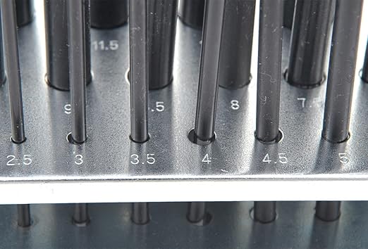 HHIP 8600-0043 25 Piece 1-13mm Metric Transfer Punch Set