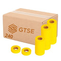 GTSE Yellow Electrical Tape, 240 Rolls Bulk Box – Waterproof, Industrial Grade Vinyl, 3/4 in x 66ft– Strong Self-Adhesive PVC Electric Tape for Wire Insulation, 7 Mil, 600V – UL/CSA Listed
