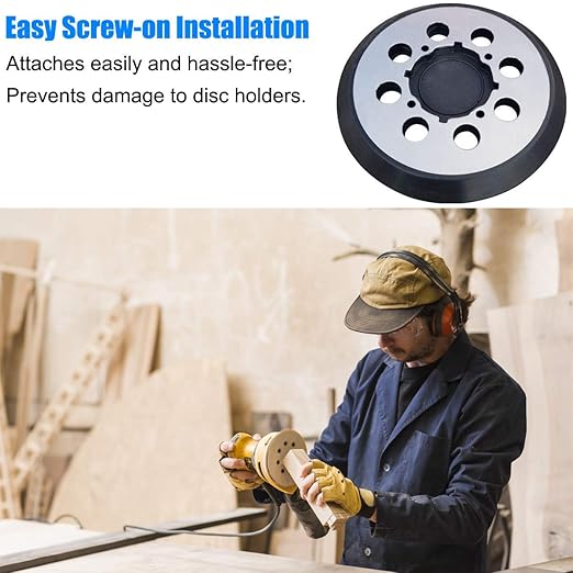5" Hook-&-Loop Replacement Sander Pad for DeWalt- Fits DeWalt Random Orbit Sanders DWE6423/6423K, DWE6421/6421K - Direct Replacement for Pad Part Number DWE64233 & N329079