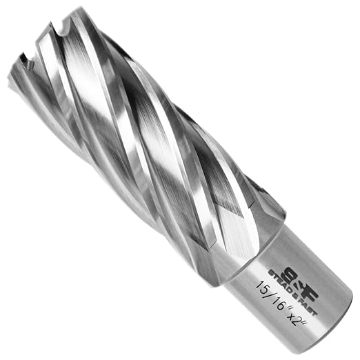 S&F STEAD & FAST Annular Cutter High Speed Steel 15/16" x 2" with Pilot Pin