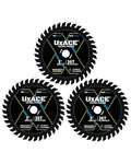 3-Inch 36-Tooth Circular Saw Blade with 3/8-Inch Arbor, Ultra Finish General Purpose Cutting, Carbide Tip, Thin Kerf, for Plywood, MDF, OSB, Laminated, Plastic, Thin Aluminum, 3 Pack
