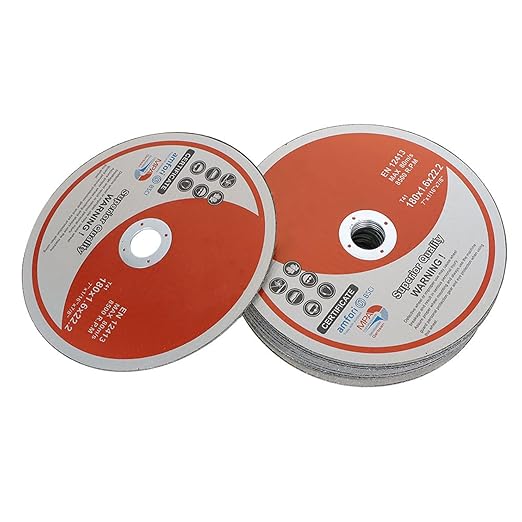 25 Pack 7" x1/16 x7/8" Cut-Off Wheel - Metal & Stainless Steel Cutting Discs