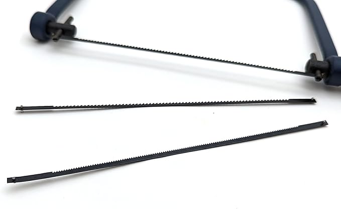 Taytools 777091, 6-1/2" Coping Saw Frame and 20 Replacement Blades, Hardwood Handle