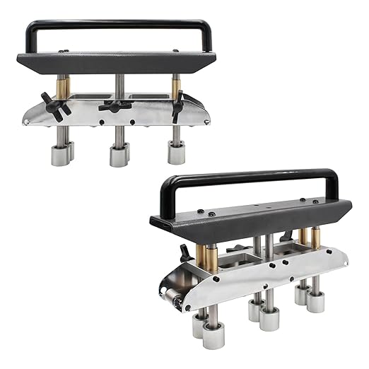 Three Station Roller Bender, 0‑90 Degree Angle 13‑130mm Bending Roller Metal Bending Tool, Standing Seam Roofing Tools, More Even Bending, Not Limited by Length