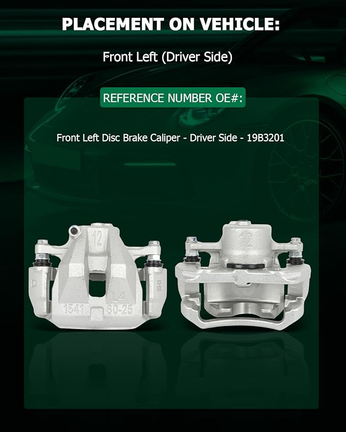 SCITOO Front Left Brake Caliper With Bracket 19B3201 Compatible For Toyota For Tacoma 2005-2015