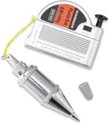 Retractable Plumb Bob Tool for Construction Industry Assignments, 14 oz(400g) Magnetic Plumb Bobs with 19 ft, Can Automatically Stretch the Line & Quickly Stabilize