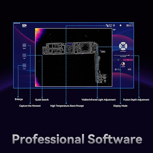 ShortCam III Thermal Imaging Analyzer,PCB Infrared Camera,PCB Circuit Board Fault Diagnostic Temperature Desktop Thermal Camera