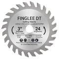 Wood Saw Blade TCT Circular Cutting Blade for Woodworking (3 inch （24T/11.1MM）)