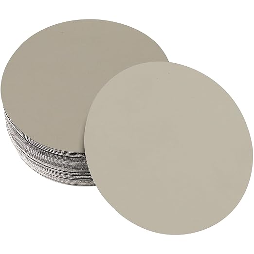 20PCS 6 inch Silicon Carbide Sanding Discs 8000 Grit, Wet Dry Orbital Sander Hook and Loop Sandpaper Disc Ultra Fine Grit, Best for Metal,Automotive Precision Polishing