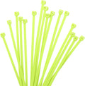 XINGO 1000 PCS 8 inch Cable Zip Ties, 18lb Strength, Small Tie Wraps Self-Locking Nylon Zip Ties for Indoor and Outdoor Use (Apple Green)