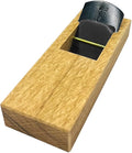 KAKURI Japanese Hand Plane 42mm for Woodworking, KANNA Block Plane Small Hand Planer Tool for Wood Chamfering and Smoothing, 5.9 x 2.1 x 1.6 inches, ECO Oak Body, Made in JAPAN