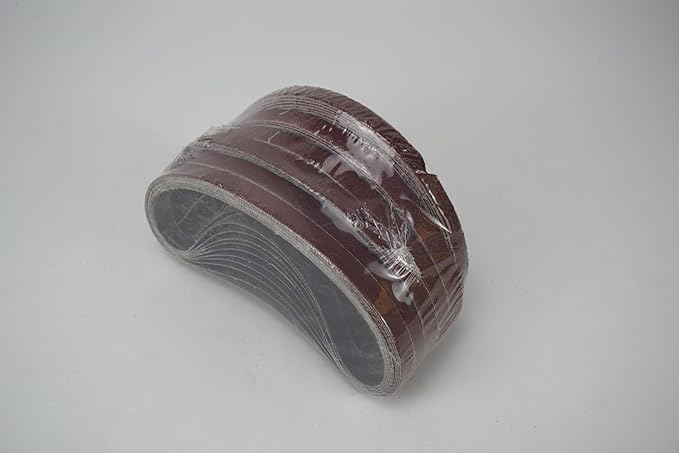 1/2x18 1/2 x 18 Inch Sanding Belt Pack 1/2-Inch x 18-Inch,60 Pcs(10 Each of 40 60 80 120 150 240 Grits) Aluminum Oxide for Sander
