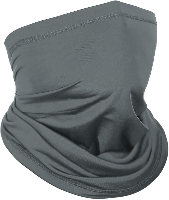 Achiou Cooling Neck Gaiter Face Cover Scarf, UV Protection Mask for Men and Women,Soft Windproof, Hiking Cycling Running