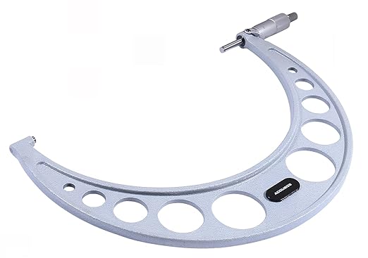 Accusize Industrial Tools 9-10'' Ultra-Precision Carbide Tipped M-Type Outside Micrometer, Resolution 0.0001'', Eg00-0010