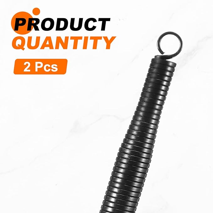 HARFINGTON 2pcs PVC Spring Tube Bender 21mm OD 420mm Long B Type Conduit Pipe Bender Bending Spring for Pipe Bending Devices in Home Hydropower, Black