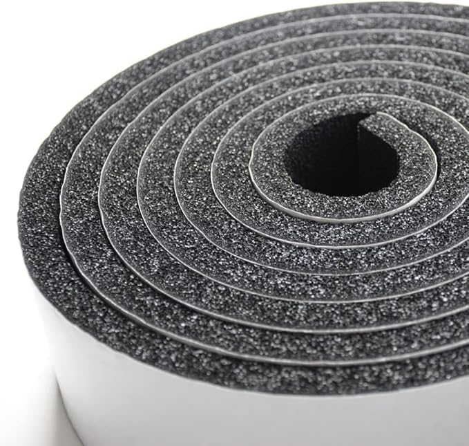 DOBTIM Pipe Insulation Foam Wrap Tape, self Adhesive with high Resilience for Pipe Insulation Wrap 13 Ft Long x 4 Inch Wide x 1/5 Inch Thick