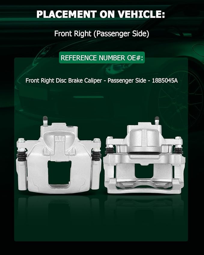 SCITOO Front Right Brake Caliper With Bracket 18B5045A Compatible For Dodge Journey 2009-2012