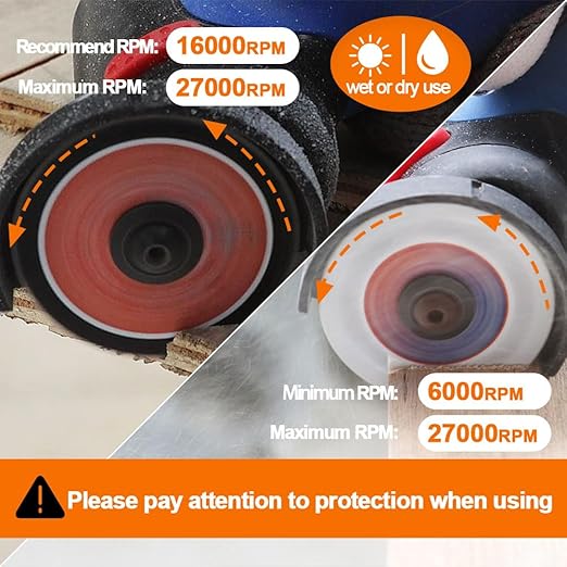 Circular Saw Blade 2inch - BRSCHNITT 4PCS 72T Cutting Discs & 4pcs 2" Carbide Multi Wheel 10mm Bore for Cutting Wood, Copper, Aluminum, Plastic and Soft Metal