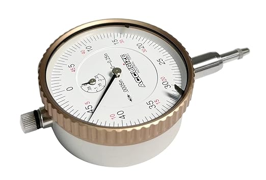 Accusize Industrial Tools Agd2 Style 0-1/4'' by 0.0005'' Dial Indicator with Lug Back, P900-S098