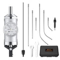 Neoteck Coaxial Centering Indicator 0-0.15''/0.0005'' Dial Indicator Set with Storage Case Accurate Co-Ax Indicator for Milling Machine Center Test Dial-Silver