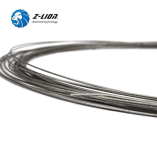 1mm Superfine Diamond Wire Electroplated Cutting Saw Blades for Jade Metal Marble Granite (2 Meters/Lot)