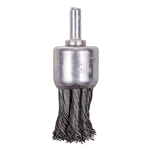 Rocaris 6 Pack Wire Wheels Brush, 3 Inch Knotted and Plated Crimped and 1-Inch Carbon Knot Wire End Brush, Cup Wire Wheels Brush Set Perfect for Removal of Rust/Corrosion/Paint