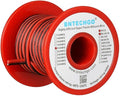 BNTECHGO 20 Gauge Flexible 2 Conductor Parallel Silicone Wire Spool Red Black High Resistant 200 deg C 600V for Single Color LED Strip Extension Cable Cord,Model,25ft Stranded Tinned Copper Wire