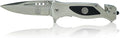 Army Folding Elite Tactical Knife | Great Gift for the Veteran in your Life | Disabled Vet Owned Business | Army Knife Silver