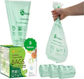 3 Gallon Compostable Trash Bags, 100 Count, Food Grade, Plant-based, Biodegradable, Leak-proof, Tear-resistant, Dishwasher Safe