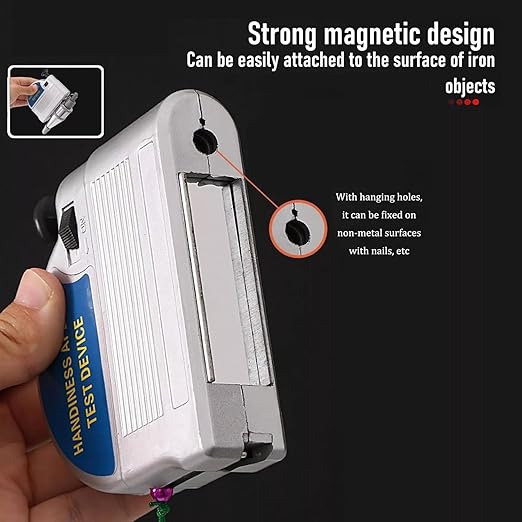 Retractable Plumb Bob, Automatically Stretch Line Quickly Stabilize Magnetic Retractable Plum Bob, for Construction Industry Assignments with 19.7 Ft Auto Recoil Cord & Quick-Stabilizing (1 Pcs)